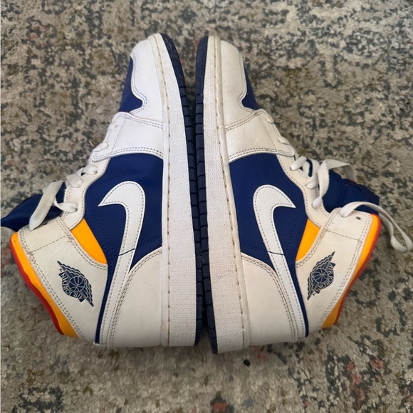 Nike Red, Blue, and White Sneakers - Picture 3 of 7